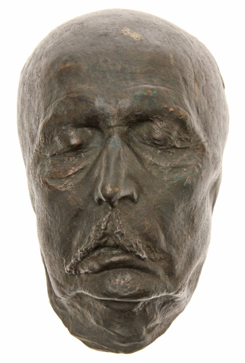 Totenmaske des Generals Ludendorff (Bronze), 1937, Inv.-Nr. 0182-2011 © Bayerisches Armeemuseum
