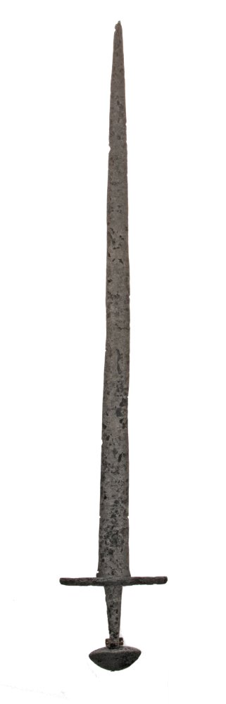 Mittelalterliches Schwert aus der Zeit um 950 bis 1175, Inv. Nr. A 3615 © Bayerisches Armeemuseum