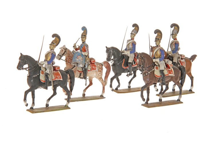 Bayerische Garde du Corps Bleifiguren, Inv. Nr. N 3016 © Bayerisches Armeemuseum