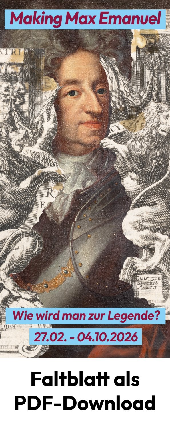 Titelbild des Faltblattes "Making Max Emanuel"