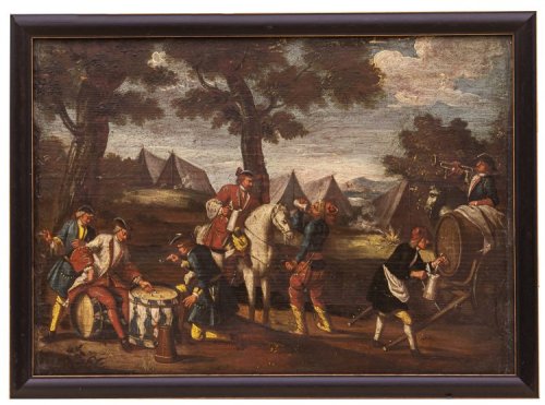 Gemälde "Bayerische Soldaten"